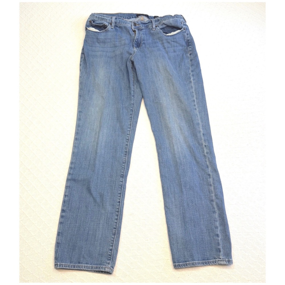 Lucky Brand Sweet Straight Mid Rise Blue Jeans Womens 14 32 Regular Medium Wash